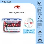 Hộp Đựng Thực Phẩm Việt Son 850ml Nắp Khóa 4 Cạnh Kín Hơi